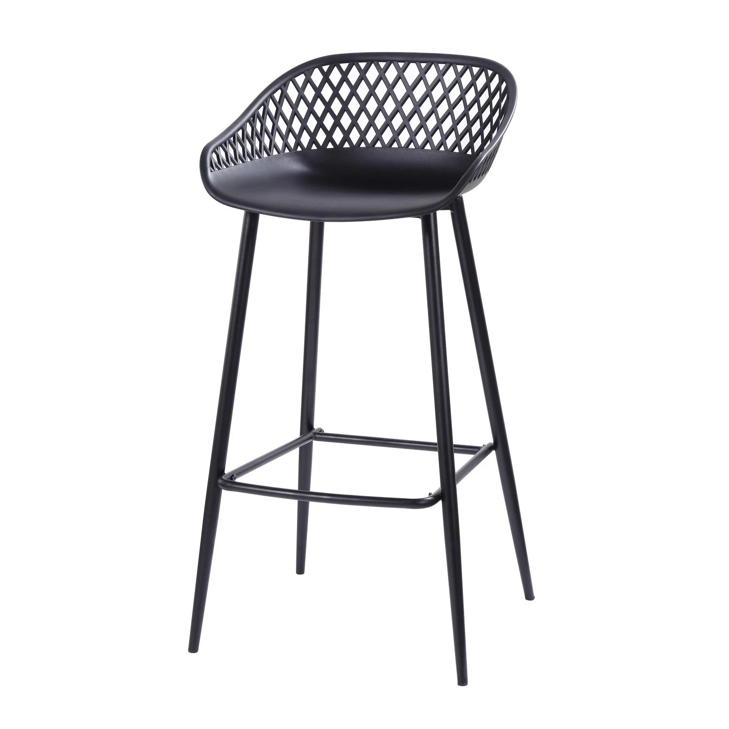 Barstoel WEBBING Zwart 1 Barstoel WEBBING Zwart