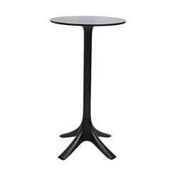 Bartafel BILLY Zwart - Ø 60 X H 110 Cm