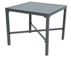 Charlotte Bijzet Tuintafel Antraciet - 51 X 51 X 43 Cm