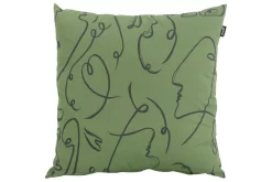 Hartman Faces Green Sierkussen 50x50x16