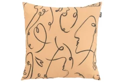 Hartman Faces Yellow Sierkussen 50x50x16