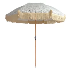 Middenstokparasol IBIZA Spotted White - Ø 180 X 200 Cm