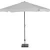 Platinum Middenstokparasol Antigua Volant Ø 300 Cm Lichtgrijs