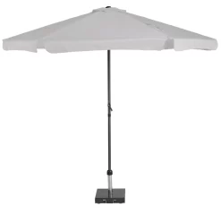 Platinum Middenstokparasol Antigua Volant Ø 300 Cm Lichtgrijs