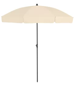 Platinum Middenstokparasol Aruba Volant Ø 200 Cm Ecru