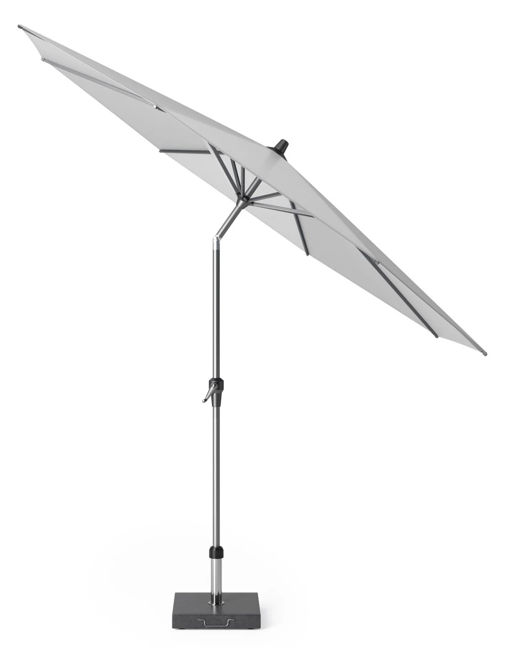 Platinum Middenstokparasol Riva Ø 300 Cm Lichtgrijs 2 Platinum Middenstokparasol Riva Ø 300 Cm Lichtgrijs - Afbeelding 2
