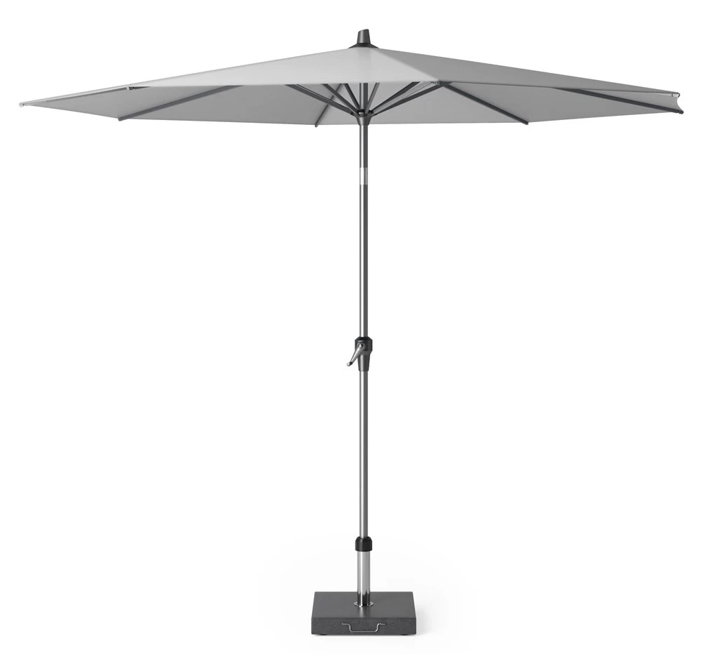 Platinum Middenstokparasol Riva Ø 300 Cm Lichtgrijs 1 Platinum Middenstokparasol Riva Ø 300 Cm Lichtgrijs