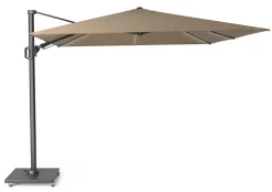 Platinum Zweefparasol Challenger T² 300 X 300 Cm Taupe