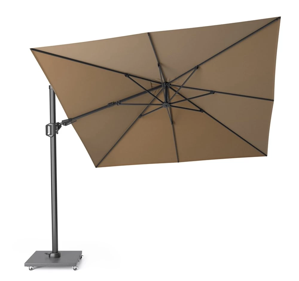 Platinum Zweefparasol Challenger T² 300 X 300 Cm Taupe 2 Platinum Zweefparasol Challenger T² 300 X 300 Cm Taupe - Afbeelding 2