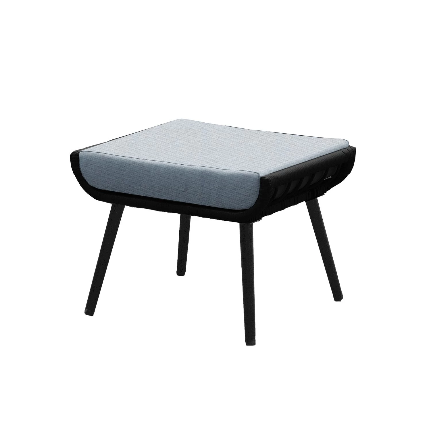 Royal Seasons COCOON Vlinderstoel Met Voetensteun Zwart 4 Royal Seasons COCOON Vlinderstoel Met Voetensteun Zwart - Afbeelding 4