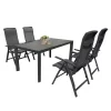 Royal Seasons LA PALMA Dining Set Met 4 Stoelen