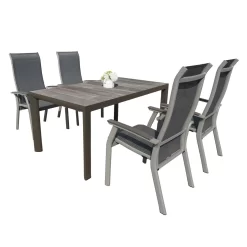 Royal Seasons SEVILLA Dining Set Met 4 Stoelen