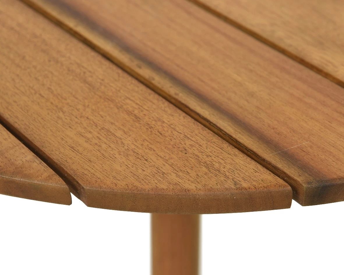 Seville Bijzet Tuintafel Acacia - Ø 55 X H 47 Cm 2 Seville Bijzet Tuintafel Acacia - Ø 55 X H 47 Cm - Afbeelding 2
