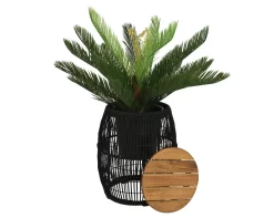 Seville Bijzet Tuintafel Zwart - Ø 40 X H 49 Cm -Tuinmeubel Winkel seville bijzet tuintafel zwart 40 x h 49 cm 1181x944 623469c004b51 l