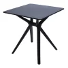 Tafel BILLY Zwart 70 X 70 X 73,5 Cm