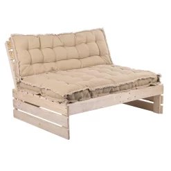 Palletkussen RAFFELED Natural - 120 X 80 X 8 Cm -Tuinmeubel Winkel zitkussen raffeled natural 120 x 80 x 8 cm 1000x1000 628225cc4f284 l